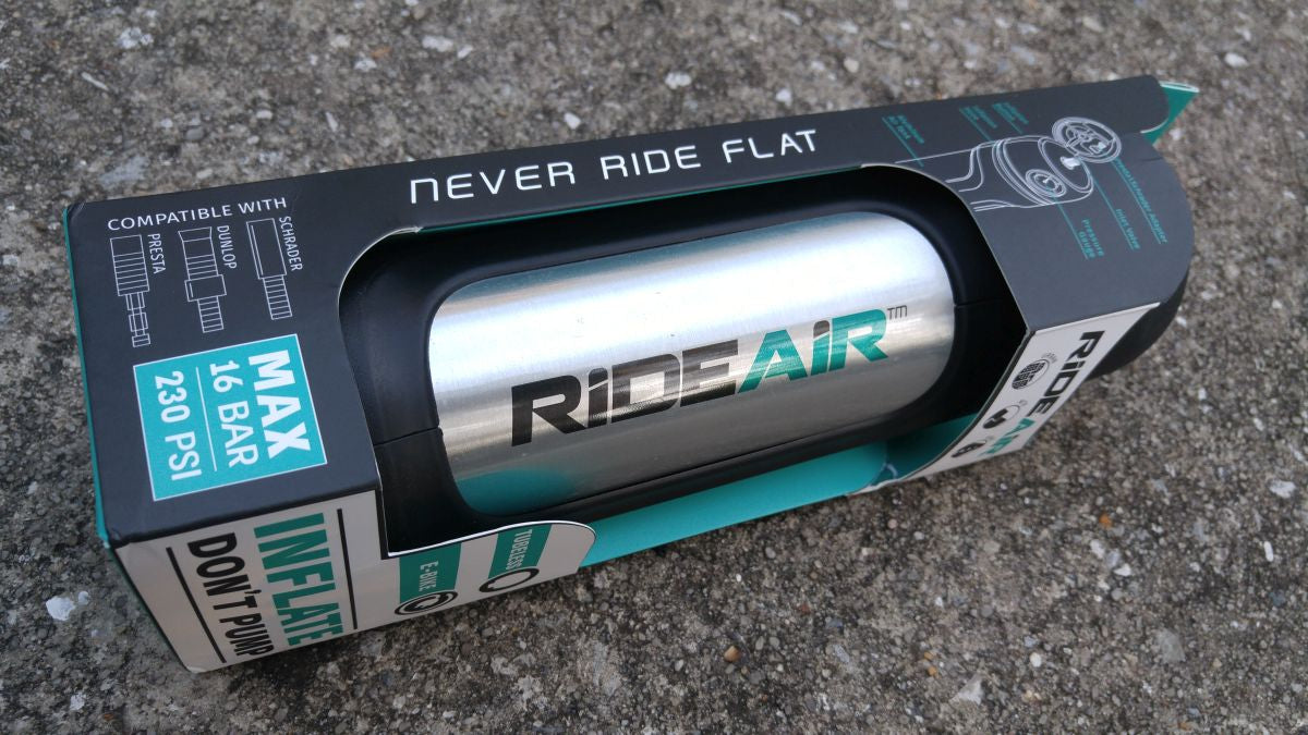 BIKERUMOR REVIEW: RIDEAIR “NEVER RIDE FLAT” INFLATION SYSTEM